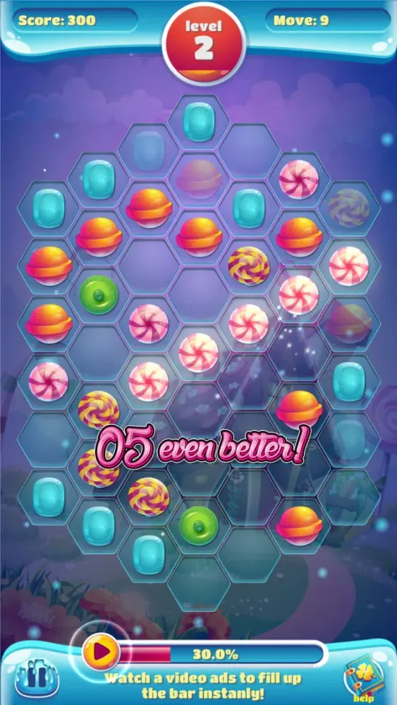 Captures d'écran de Sweet World Puzzle