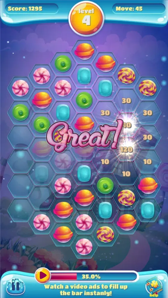 Captures d'écran de Sweet World Puzzle