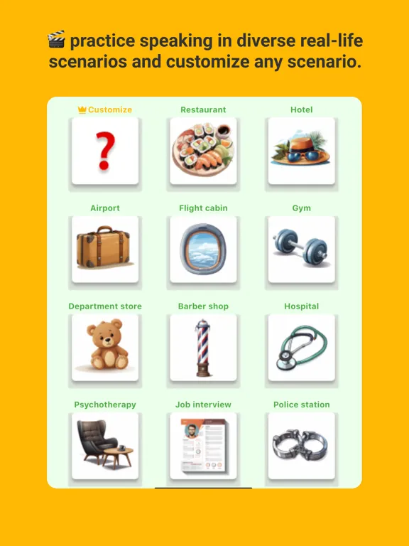Dors: Immersive English App iPad  Screenshots