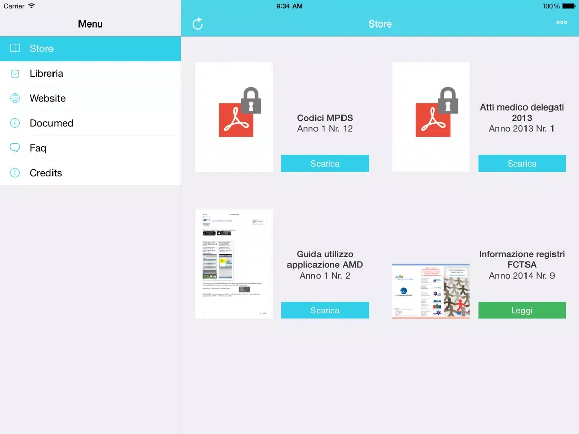 iFCTSA iPad  Ekran Görüntüleri
