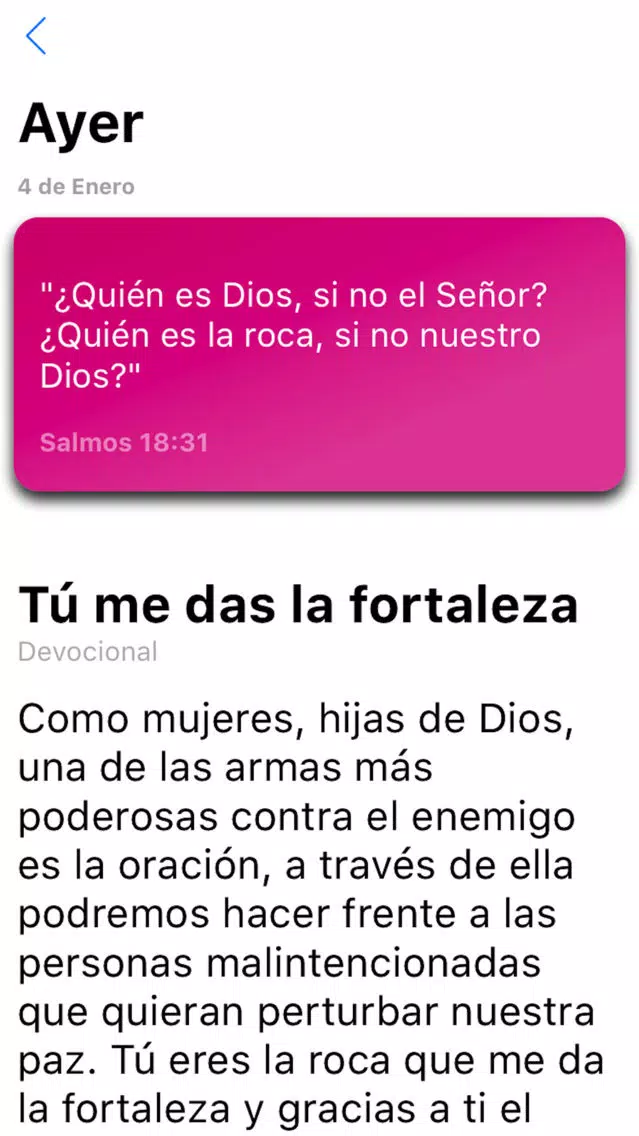 Devocionales Mujer سکرین شاٹس