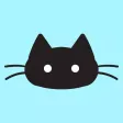 Black Kitty Cat Stickers