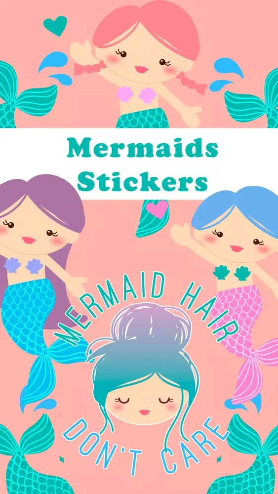 Mermaids Stickers স্ক্রিনশট