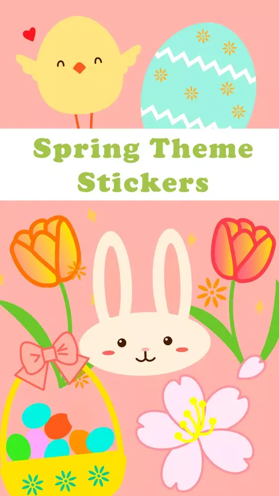 Spring Theme Stickers Screenshots