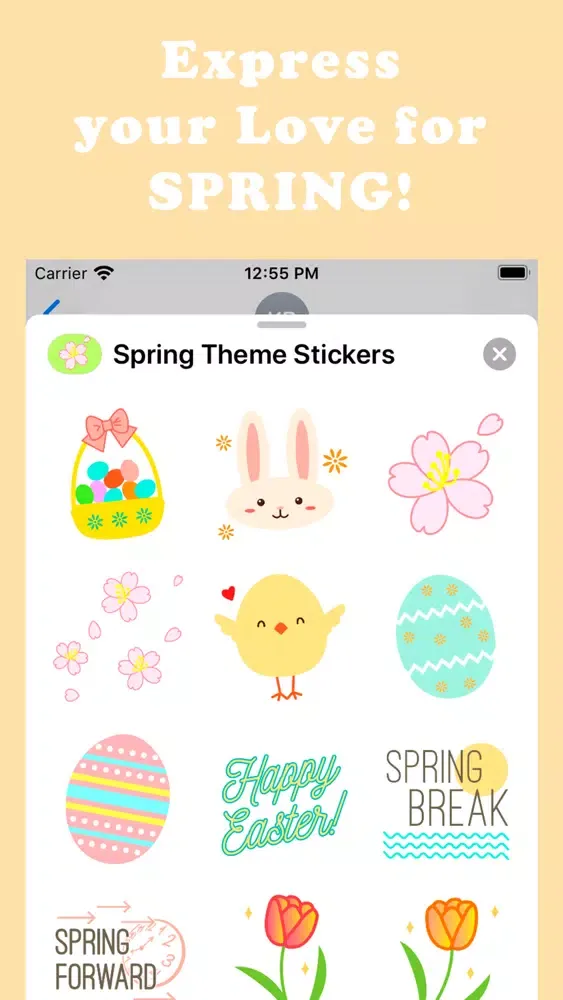 Spring Theme Stickers Screenshots