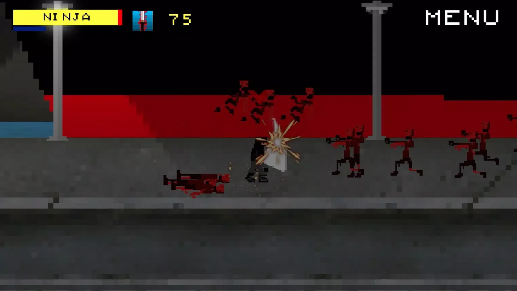 Vampire slayer ninja Pixel art Screenshots