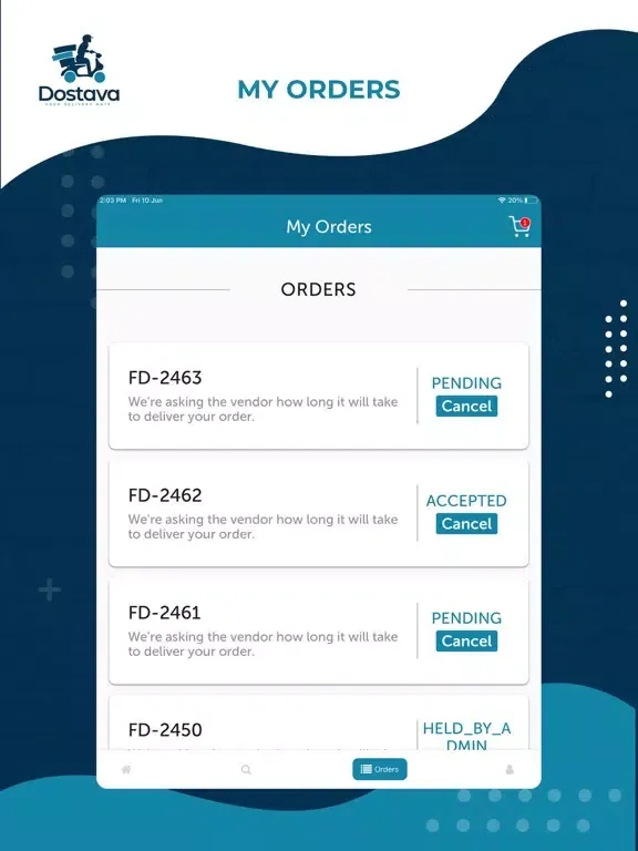Dostava iPad  Screenshots