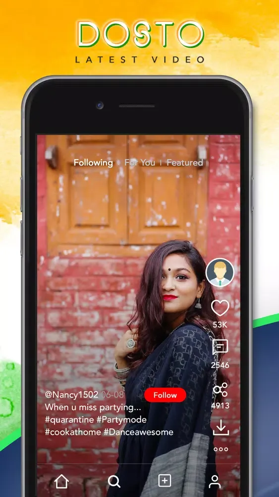 Dosto - Funny Video Network سکرین شاٹس