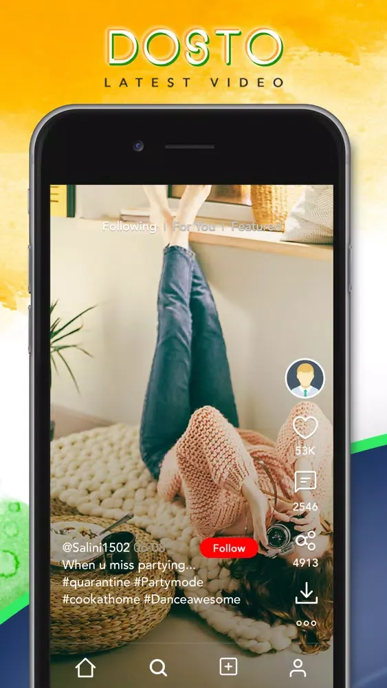 Dosto - Funny Video Network سکرین شاٹس