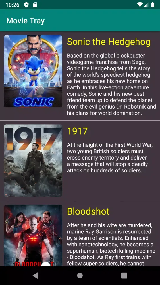 صور Movie Tray