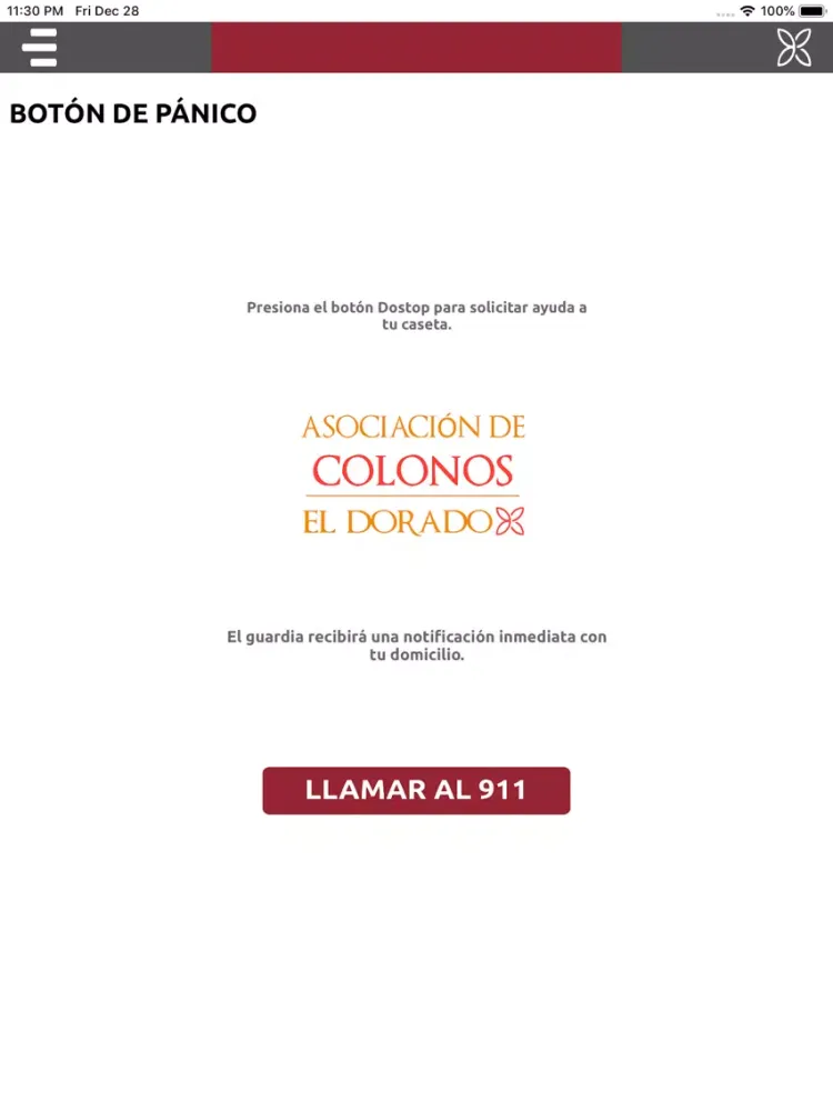 Screenshot di Asociación El Dorado iPad 