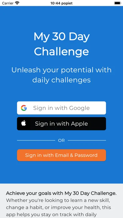 ภาพหน้าจอของ My 30 days challenge