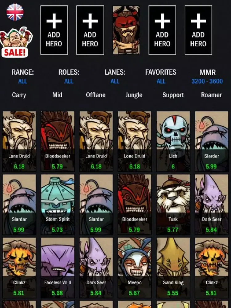 Ez pick for Dota 2 iPad  স্ক্রিনশট