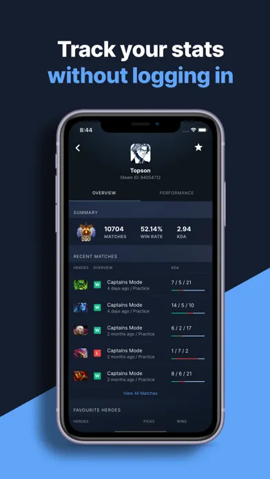 Dotastatz for Dota 2 स्क्रीनशॉट