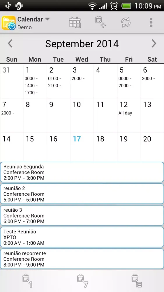 Capturas de pantalla de Mobile Access for Outlook OWA