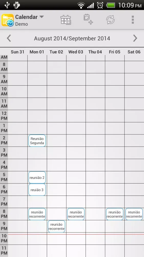 Capturas de pantalla de Mobile Access for Outlook OWA