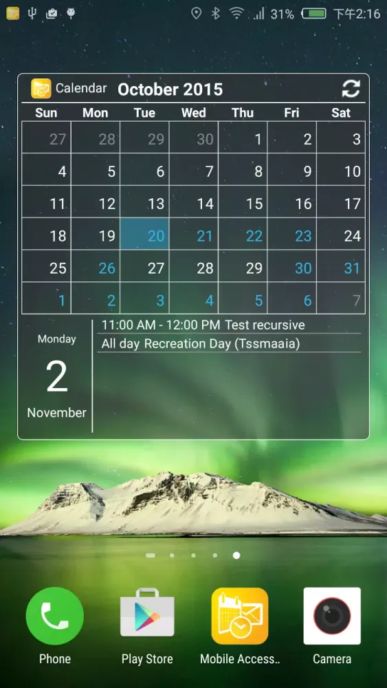 Capturas de pantalla de Mobile Access for Outlook OWA