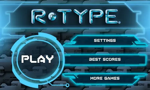 Capturas de tela do R-TYPE