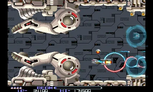 Capturas de tela do R-TYPE