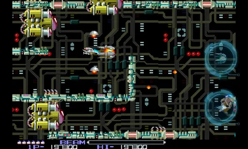 Capturas de tela do R-TYPE