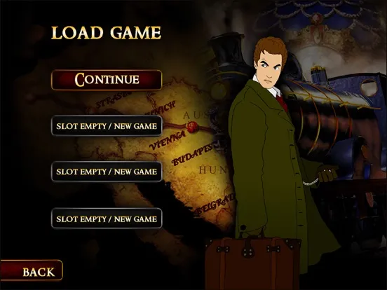 Capturas de tela do The Last Express iPad 