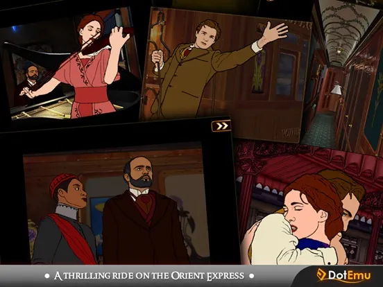 Capturas de tela do The Last Express iPad 