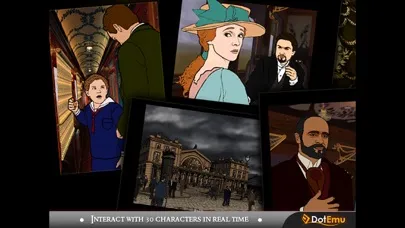 Capturas de tela do The Last Express