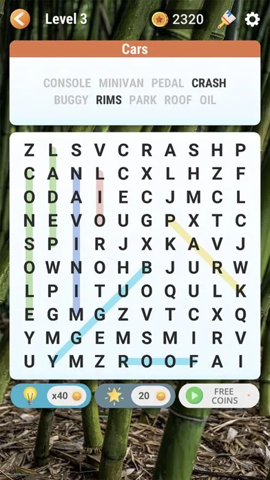 Ảnh chụp màn hình của Word Search - Find Hidden Word