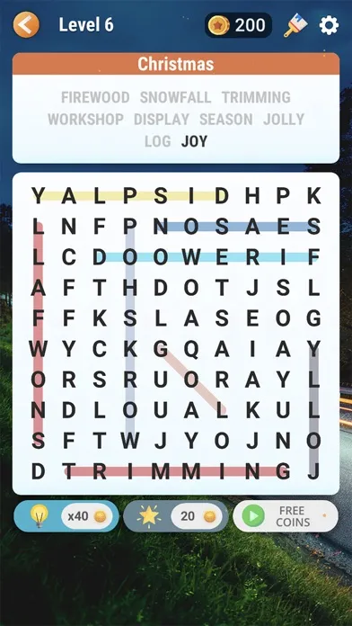 Ảnh chụp màn hình của Word Search - Find Hidden Word