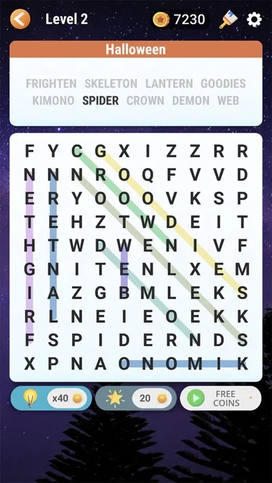 Ảnh chụp màn hình của Word Search - Find Hidden Word
