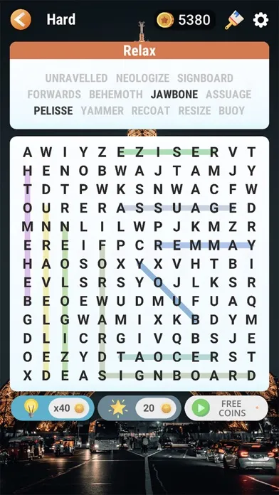 Ảnh chụp màn hình của Word Search - Find Hidden Word