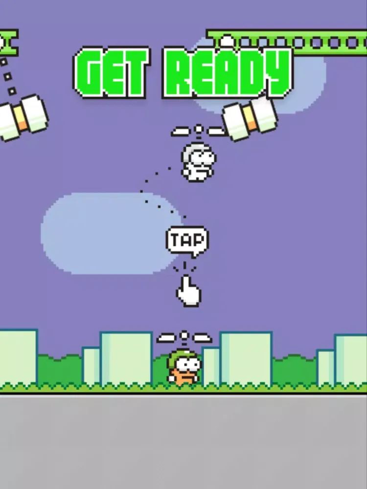 Swing Copters iPad  Screenshots