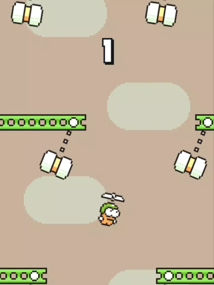 Swing Copters iPad  Screenshots