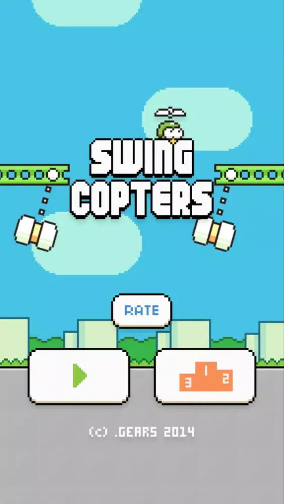 Swing Copters Screenshots