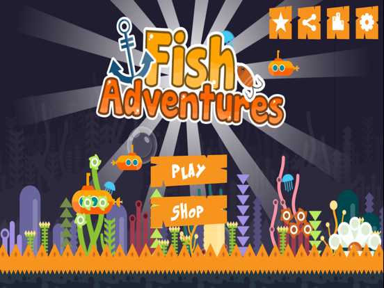 Capturas de tela do Fish Adventures Jumping iPad 