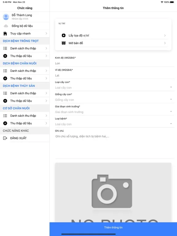 Capturas de tela do Nông nghiệp Hậu Giang iPad 