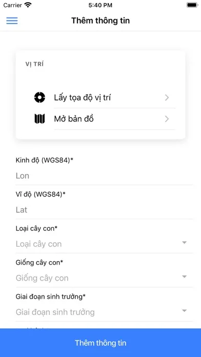 Capturas de tela do Nông nghiệp Hậu Giang