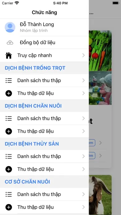 Capturas de tela do Nông nghiệp Hậu Giang