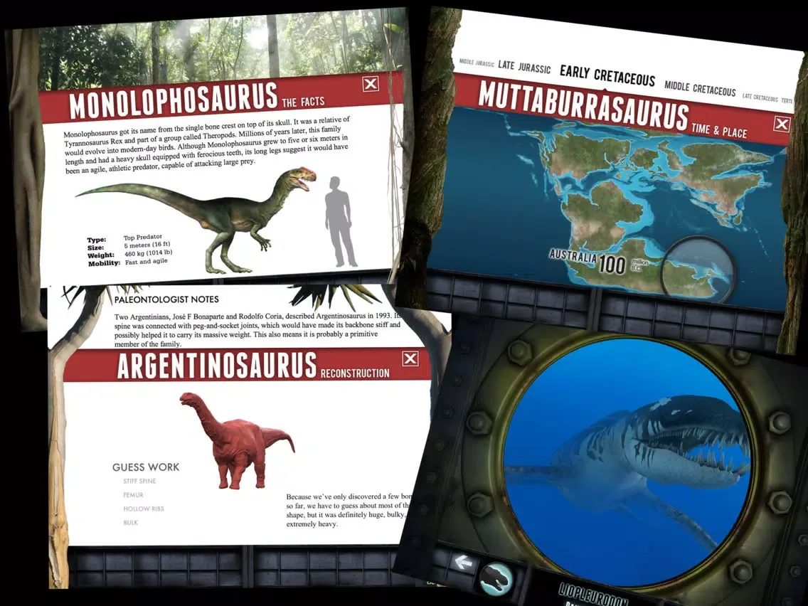 Dinosaur Zoo iPad  스크린샷