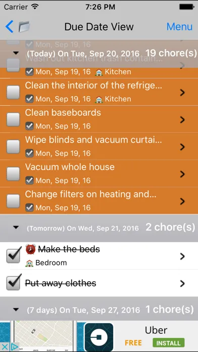 Chore Checklist स्क्रीनशॉट