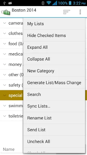 Packing List - Full应用截图