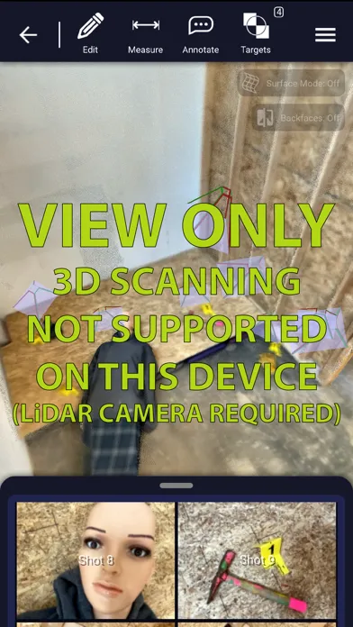 Dot3D - LiDAR 3D Scanning سکرین شاٹس