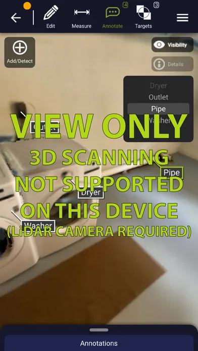 Dot3D - LiDAR 3D Scanning سکرین شاٹس