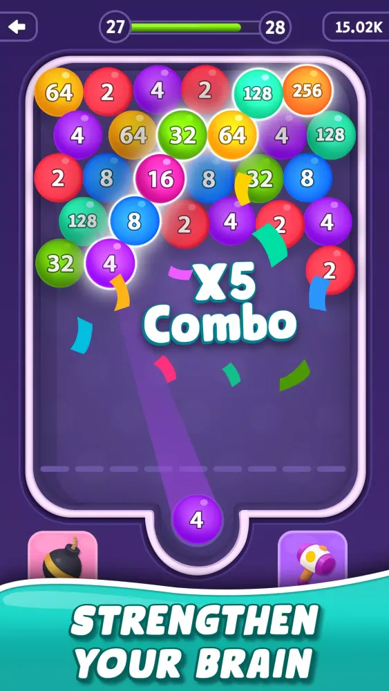 تصاویر Bubble Merge - 2048