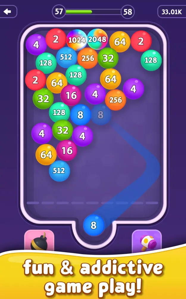 تصاویر Bubble Merge - 2048