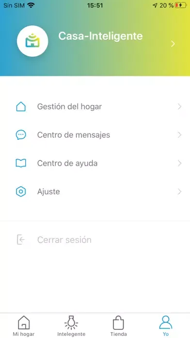 ภาพหน้าจอของ Casa-Inteligente