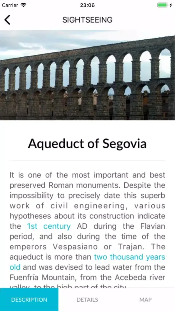 Capturas de tela do Segovia Travel Guide