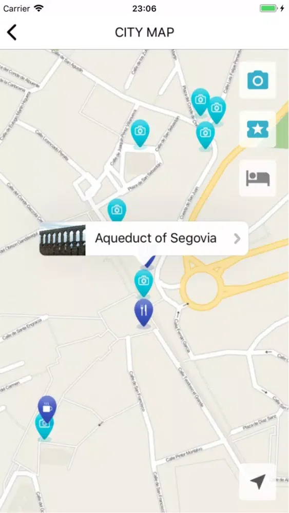 Capturas de tela do Segovia Travel Guide
