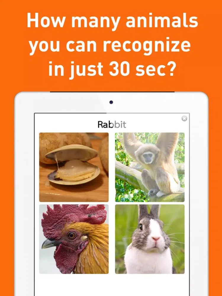 ภาพหน้าจอของ 30s Guess Animal : Free Animal Quiz Fun Game iPad 