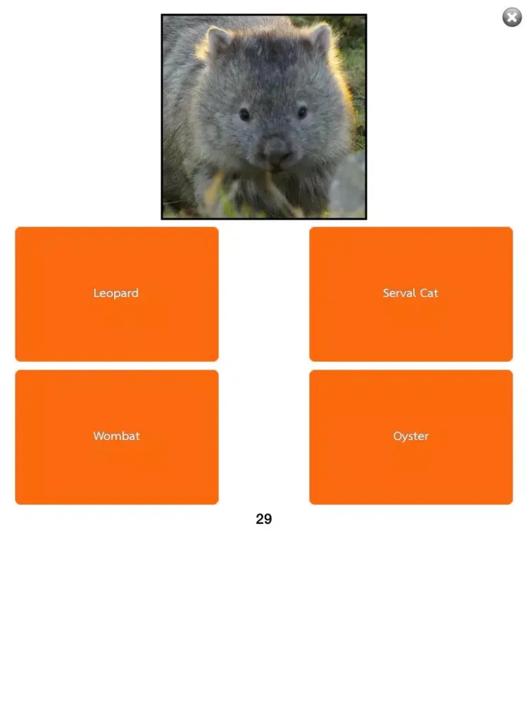 ภาพหน้าจอของ 30s Guess Animal : Free Animal Quiz Fun Game iPad 